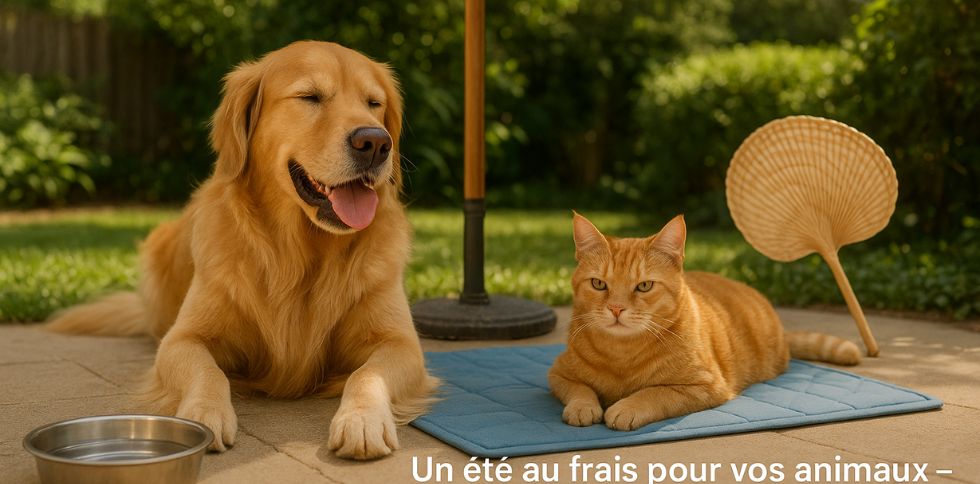🌞 Canicule & animaux : attention au coup de chaud ! 🐶🐱